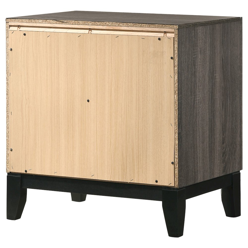 Watson 2-drawer Nightstand Grey Oak. Picture 7