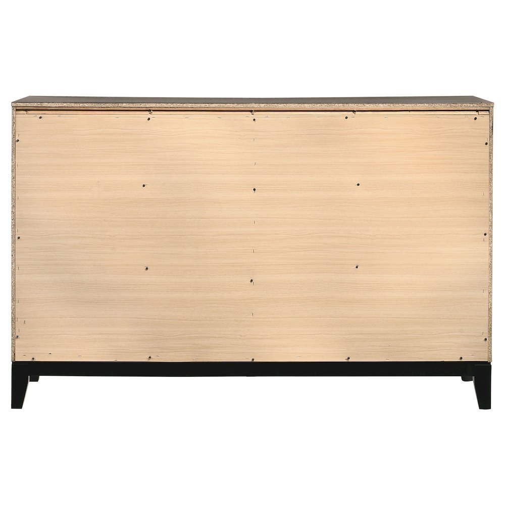 Watson 6-drawer Dresser Grey Oak. Picture 7