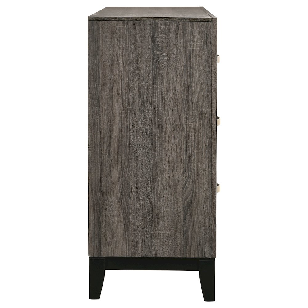 Watson 6-drawer Dresser Grey Oak. Picture 9