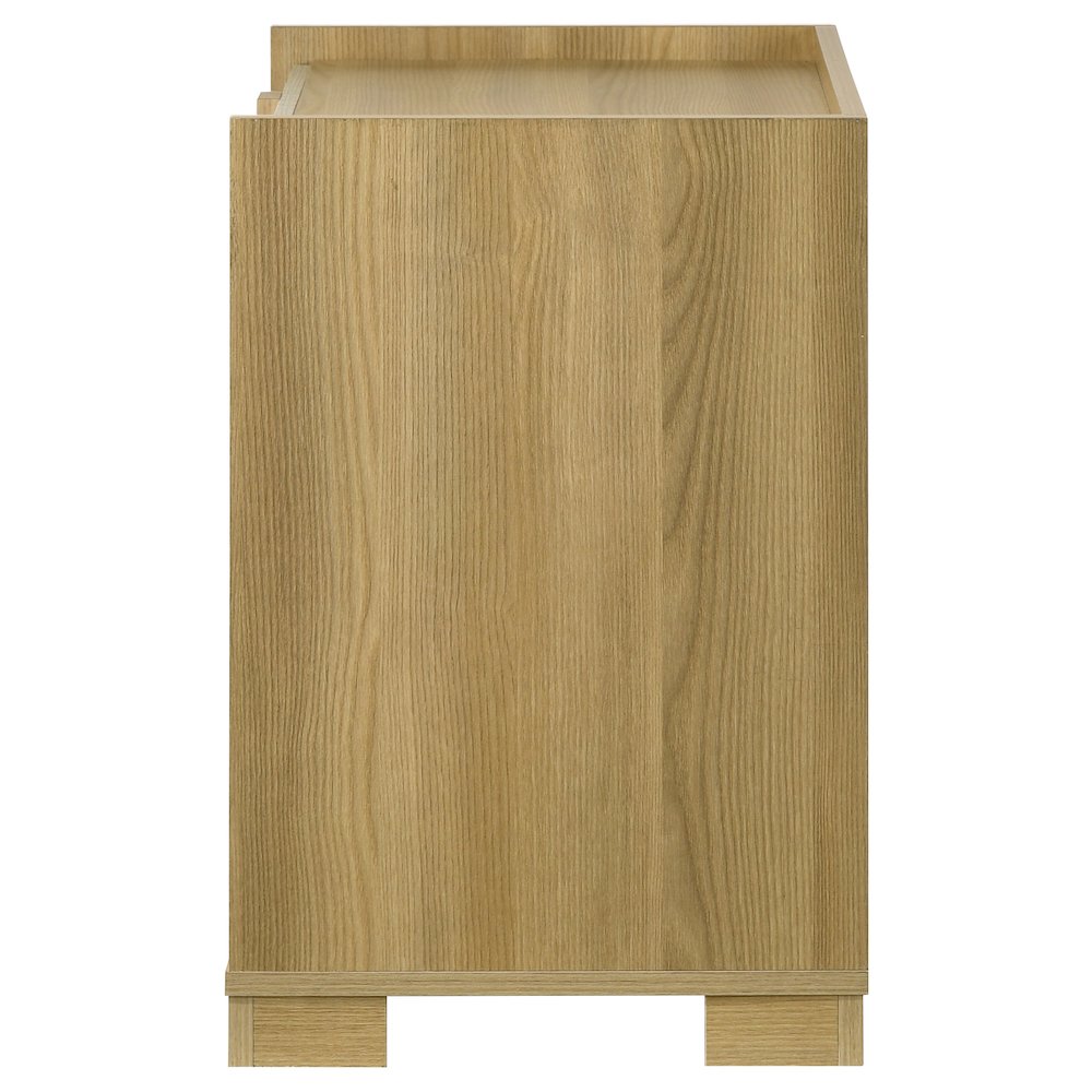 Hyland 2-drawer Nightstand Bedside Table Natural. Picture 5