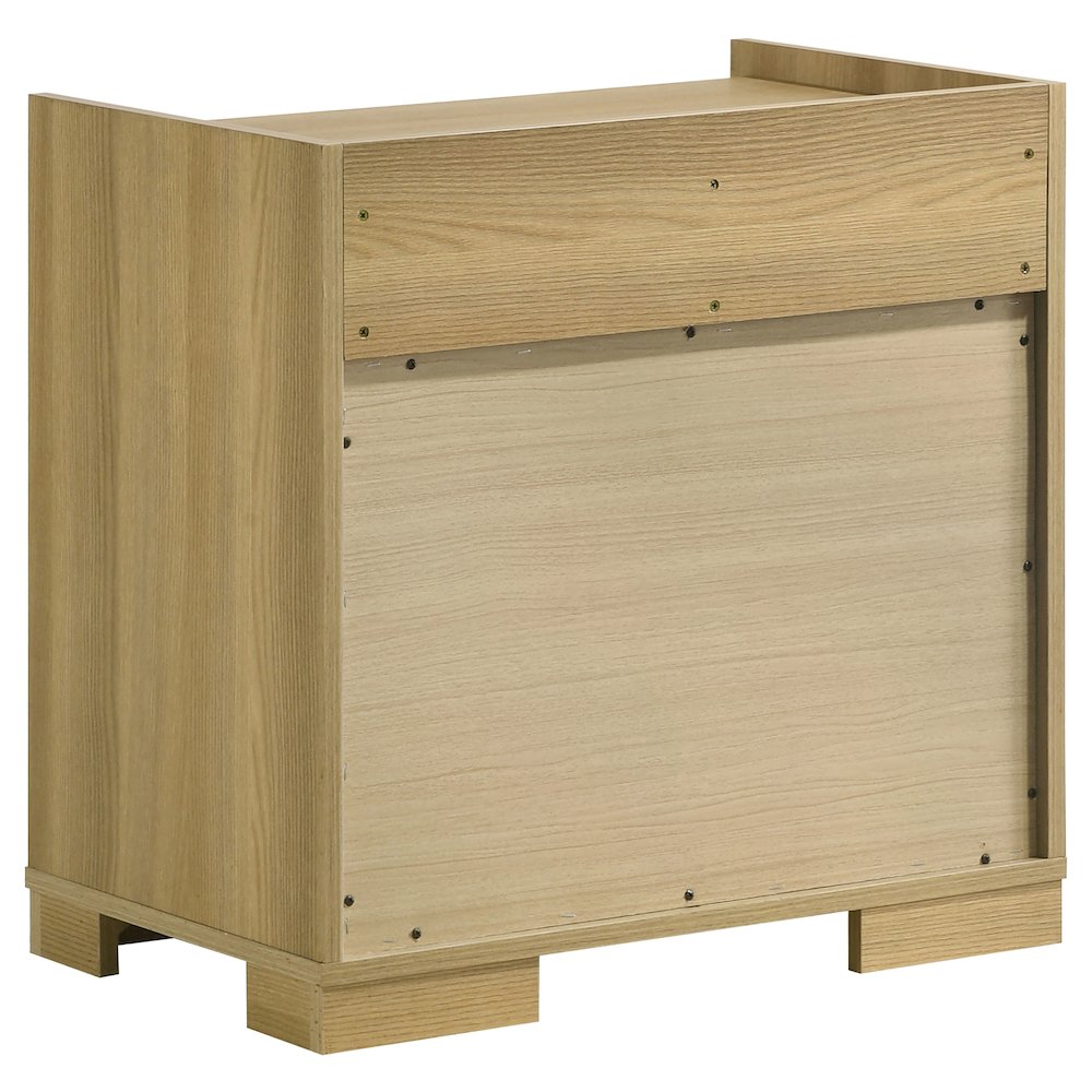 Hyland 2-drawer Nightstand Bedside Table Natural. Picture 6