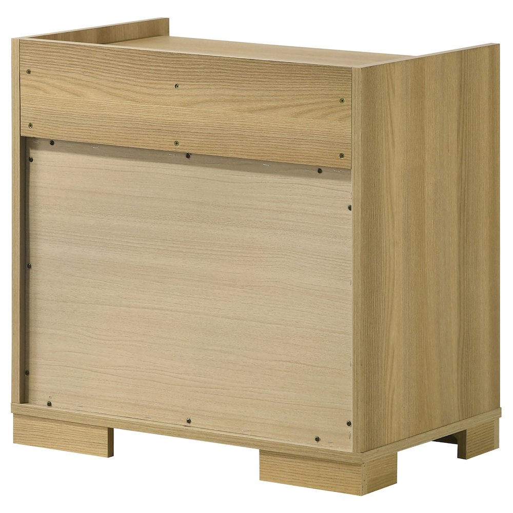 Hyland 2-drawer Nightstand Bedside Table Natural. Picture 8