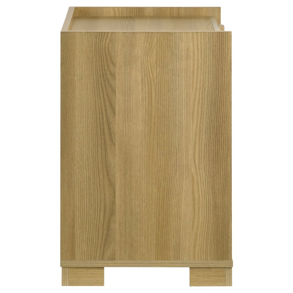 Hyland 2-drawer Nightstand Bedside Table Natural. Picture 9