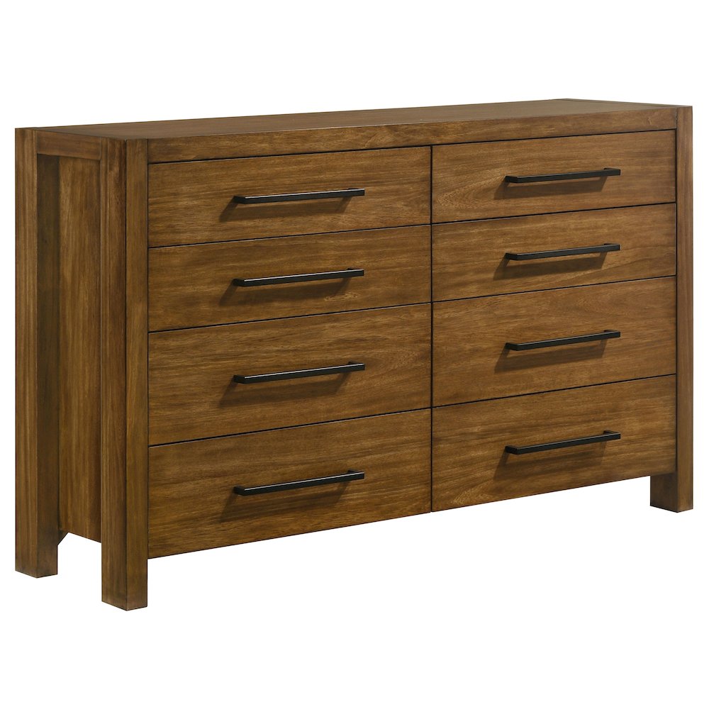 Adderley 8-drawer Bedroom Dresser Cabinet Warm Brown. Picture 1