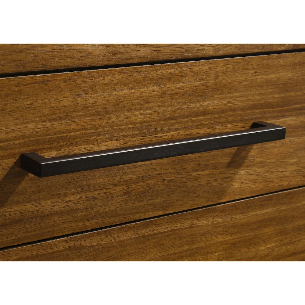 Adderley 5-drawer Bedroom Chest of Drawers Warm Brown. Picture 10