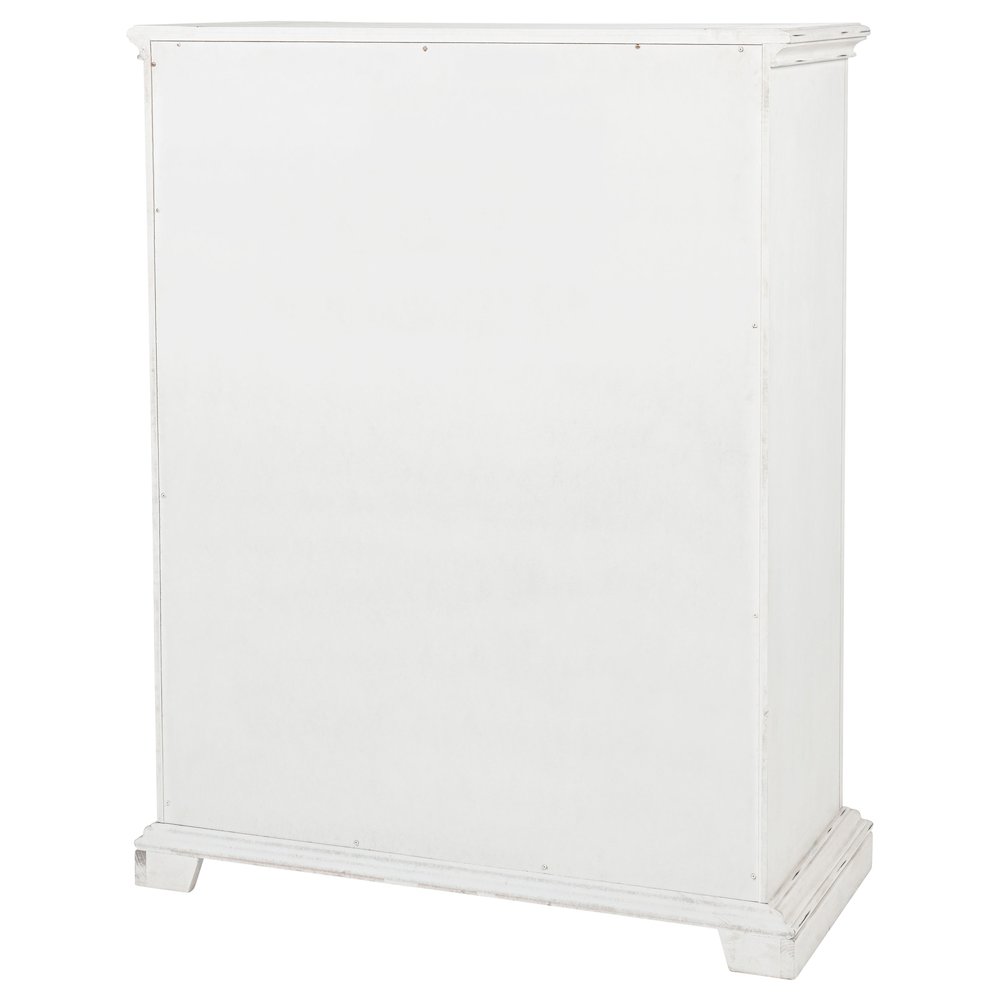 McKinney 5-drawer Bedroom Chest of Drawers Vintage White. Picture 8