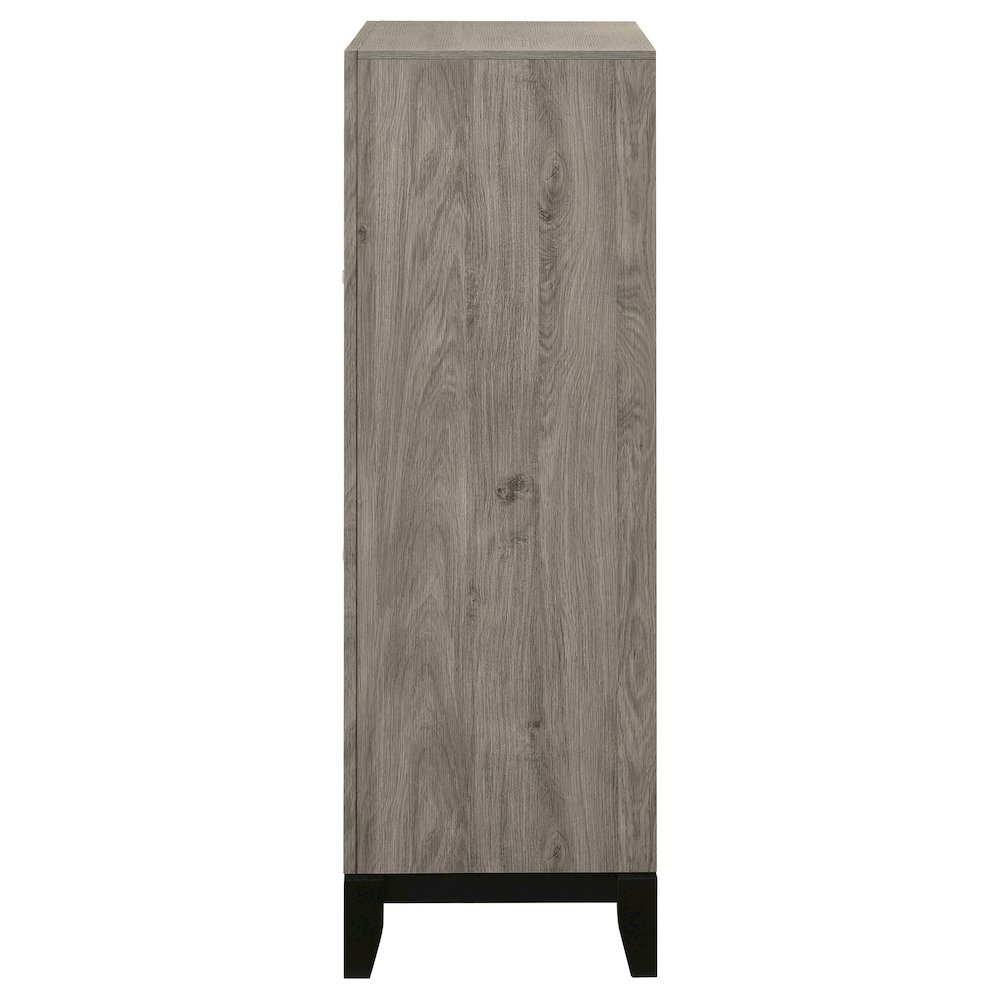 Watson 5-drawer Bedroom Chest of Drawers Light Taupe. Picture 5