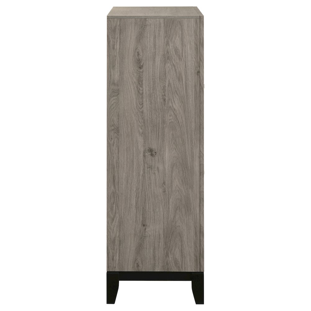 Watson 5-drawer Bedroom Chest of Drawers Light Taupe. Picture 9