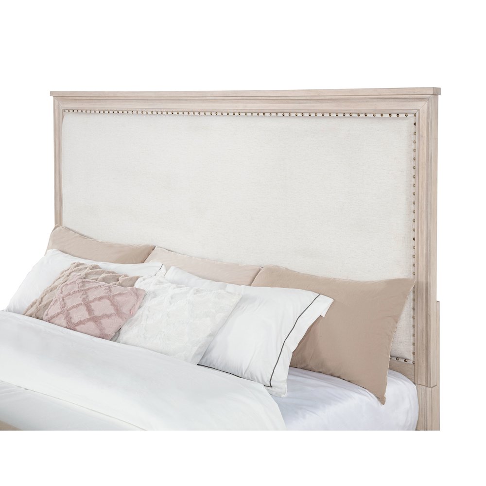 Pembroke 66-inch California King Panel Bed Washed Oak. Picture 7