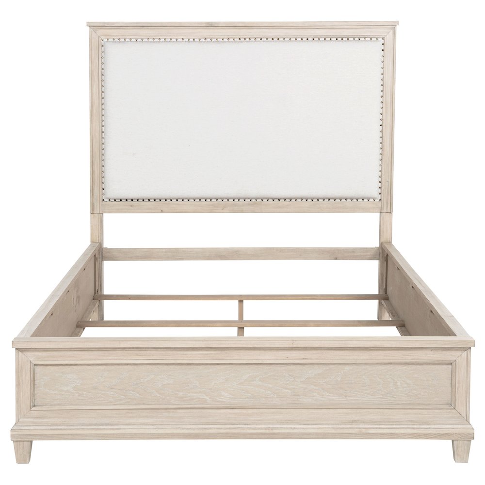 Pembroke 66-inch Queen Panel Bed Washed Oak. Picture 3