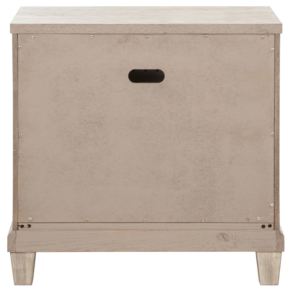 Pembroke 2-drawer Nightstand Bedside Table Washed Oak. Picture 7