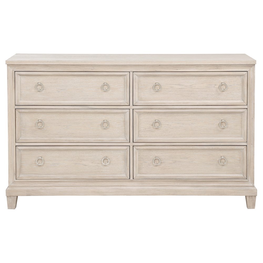 Pembroke 6-drawer Bedroom Dresser Cabinet Washed Oak. Picture 3