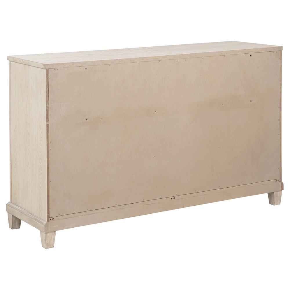 Pembroke 6-drawer Bedroom Dresser Cabinet Washed Oak. Picture 6