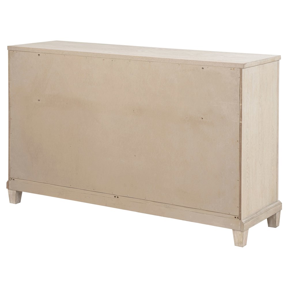 Pembroke 6-drawer Bedroom Dresser Cabinet Washed Oak. Picture 8