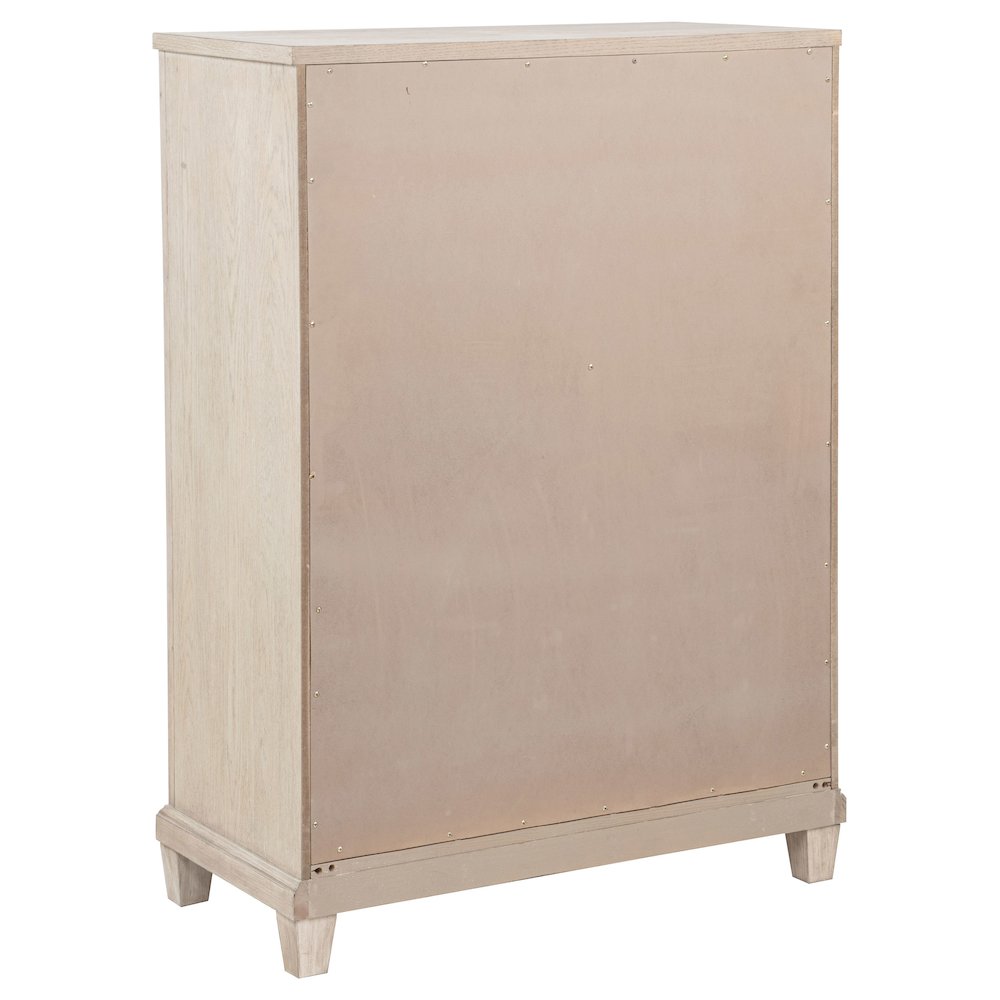 Pembroke 5-drawer Chest of Drawers Washed Oak. Picture 6