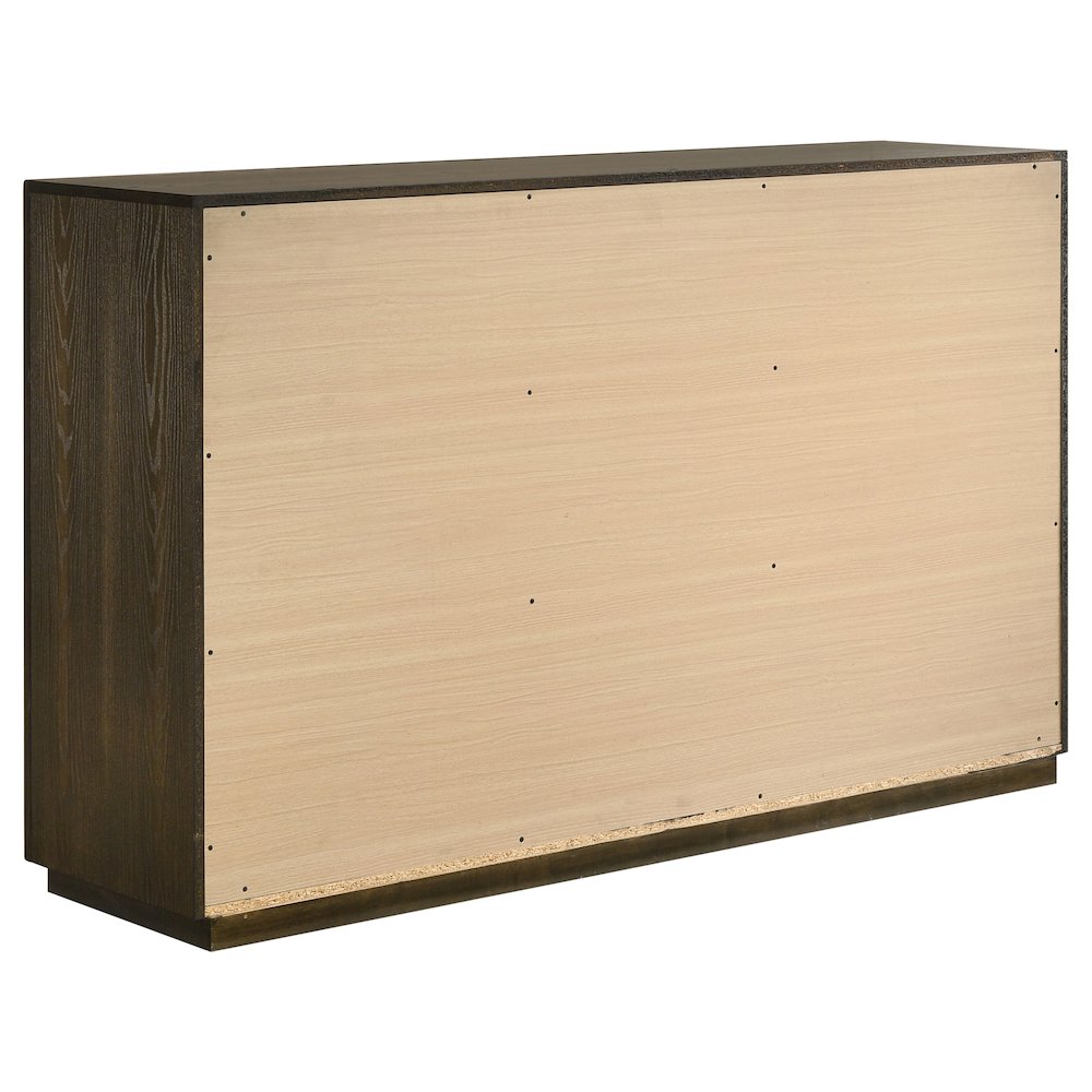 Atlas 7-drawer Bedroom Dresser Cabinet Dark Oak. Picture 6