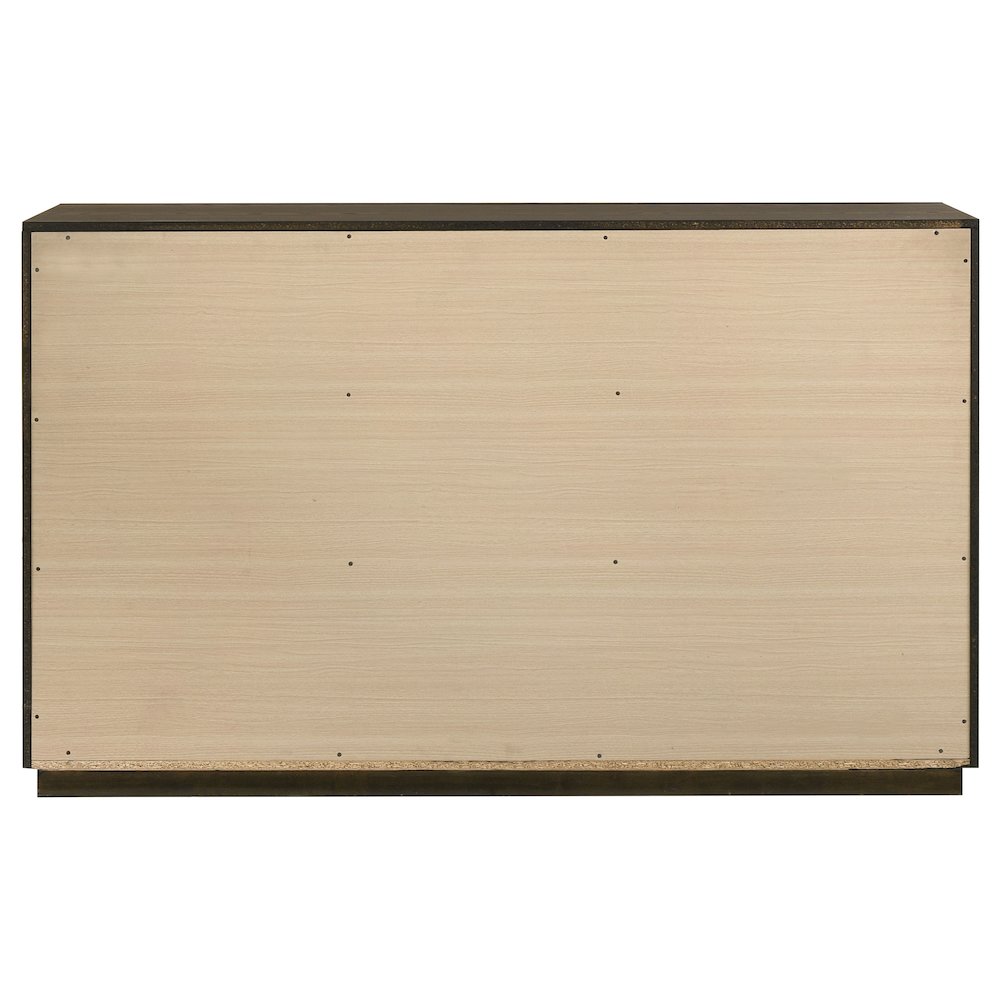 Atlas 7-drawer Bedroom Dresser Cabinet Dark Oak. Picture 7