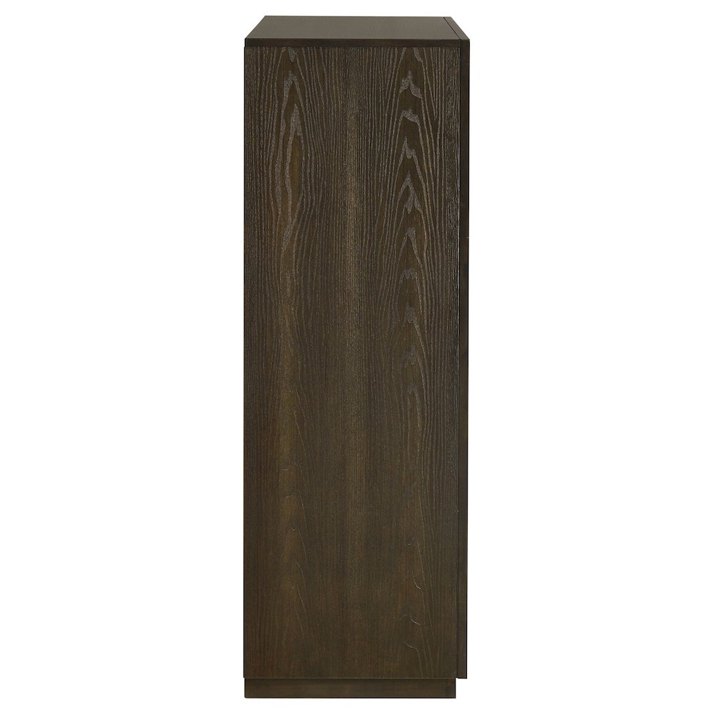 Atlas 5-drawer Bedroom Chest of Drawers Dark Oak. Picture 9