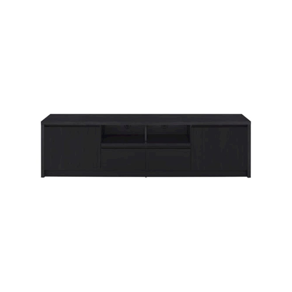 Winfield 3-piece Entertainment Center 78-inch TV Stand Black. Picture 6