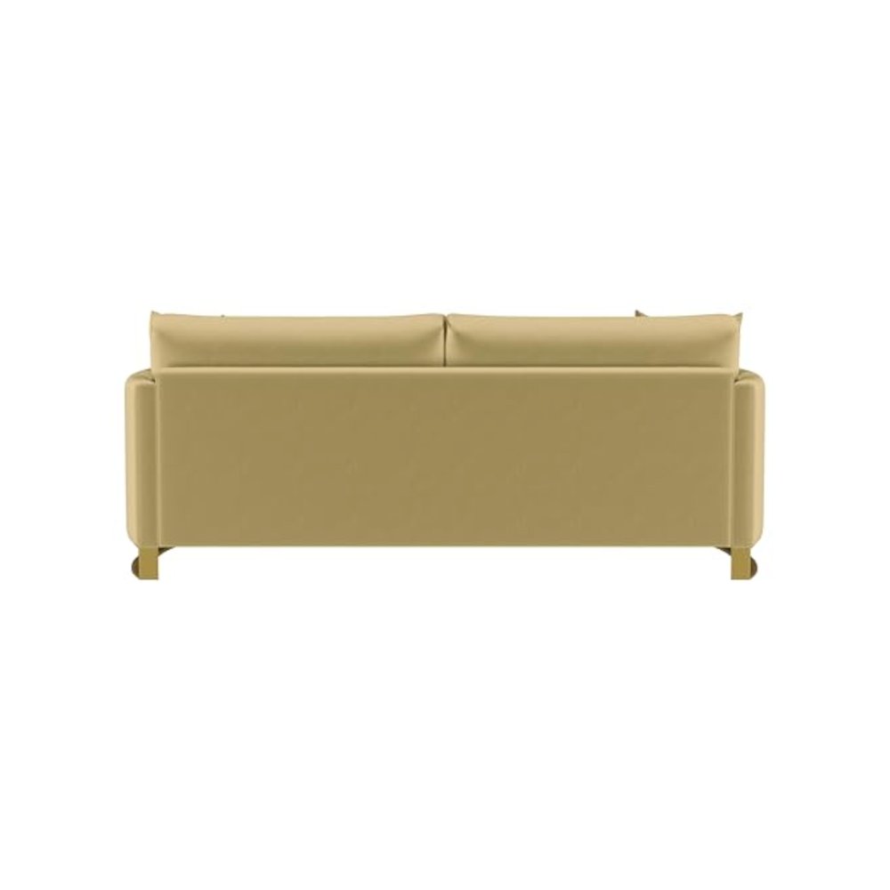 Corliss Upholstered Curved Track Arm Sofa Camel. Picture 8