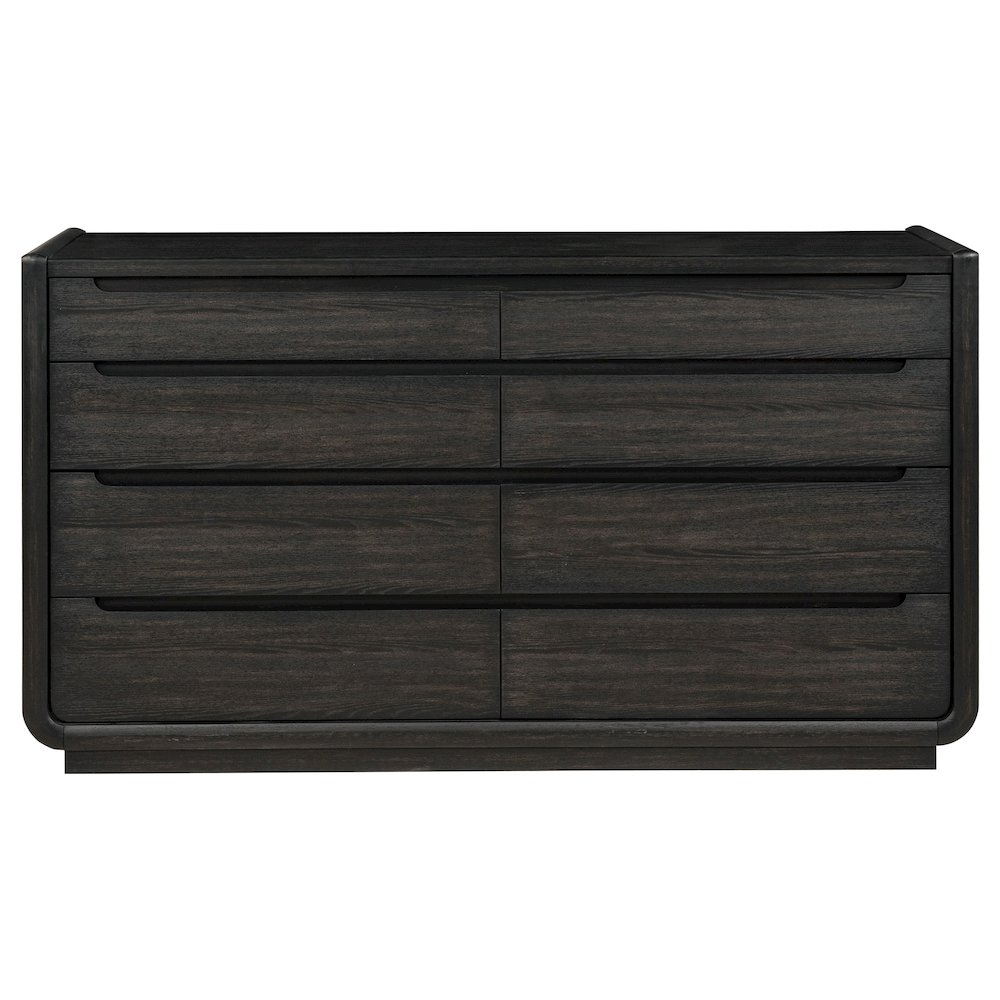 Leandro 8-drawer Bedroom Dresser Cabinet Burnished Black. Picture 2