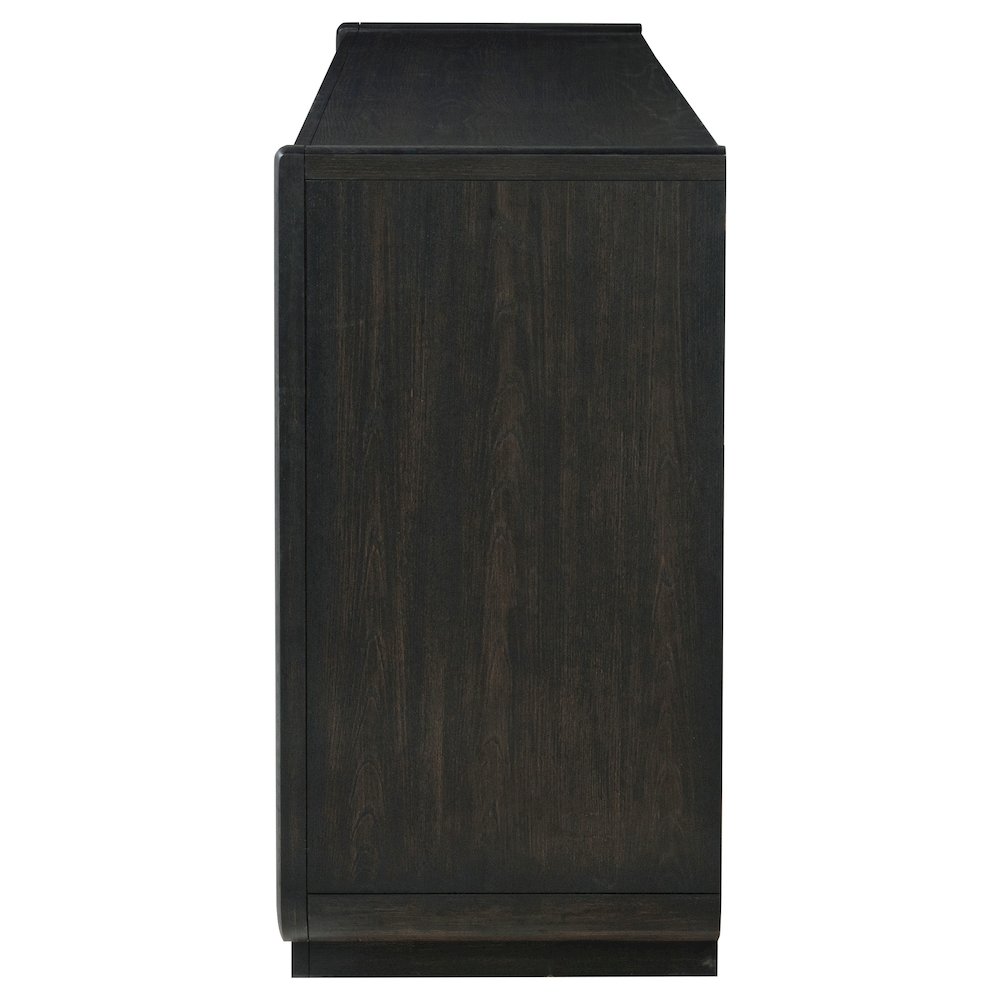 Leandro 8-drawer Bedroom Dresser Cabinet Burnished Black. Picture 4