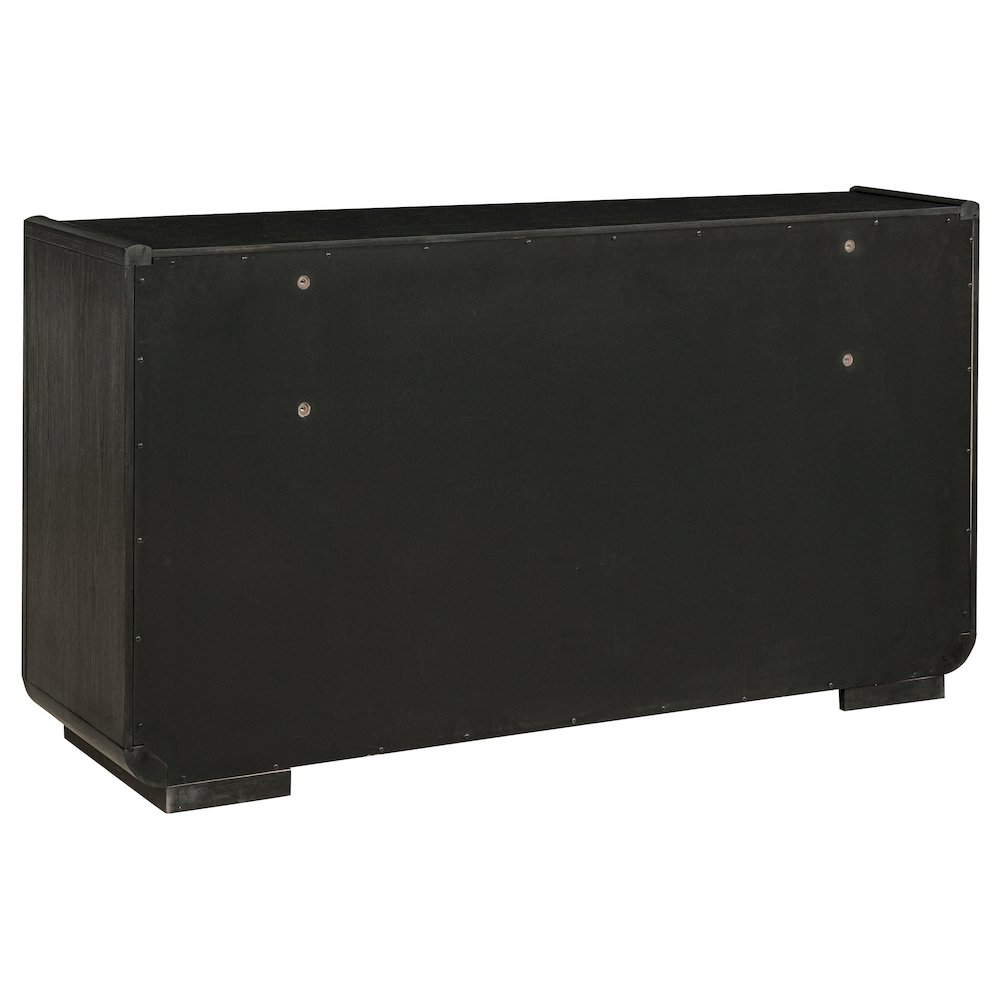Leandro 8-drawer Bedroom Dresser Cabinet Burnished Black. Picture 5