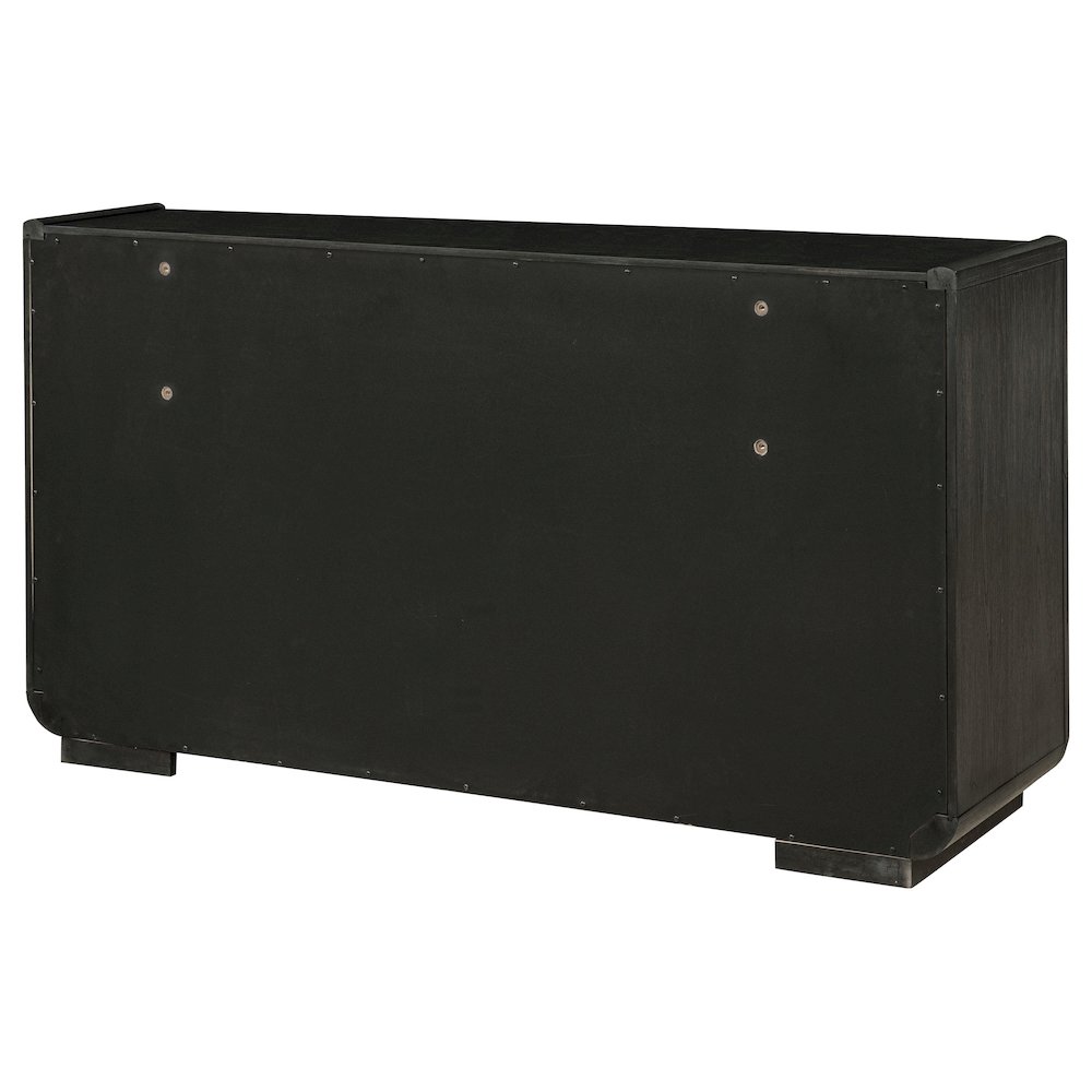 Leandro 8-drawer Bedroom Dresser Cabinet Burnished Black. Picture 7
