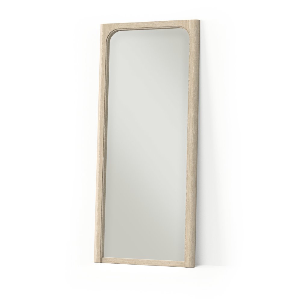 Solano 80-inch Full Length Floor Mirror Weathered Mango. Picture 1