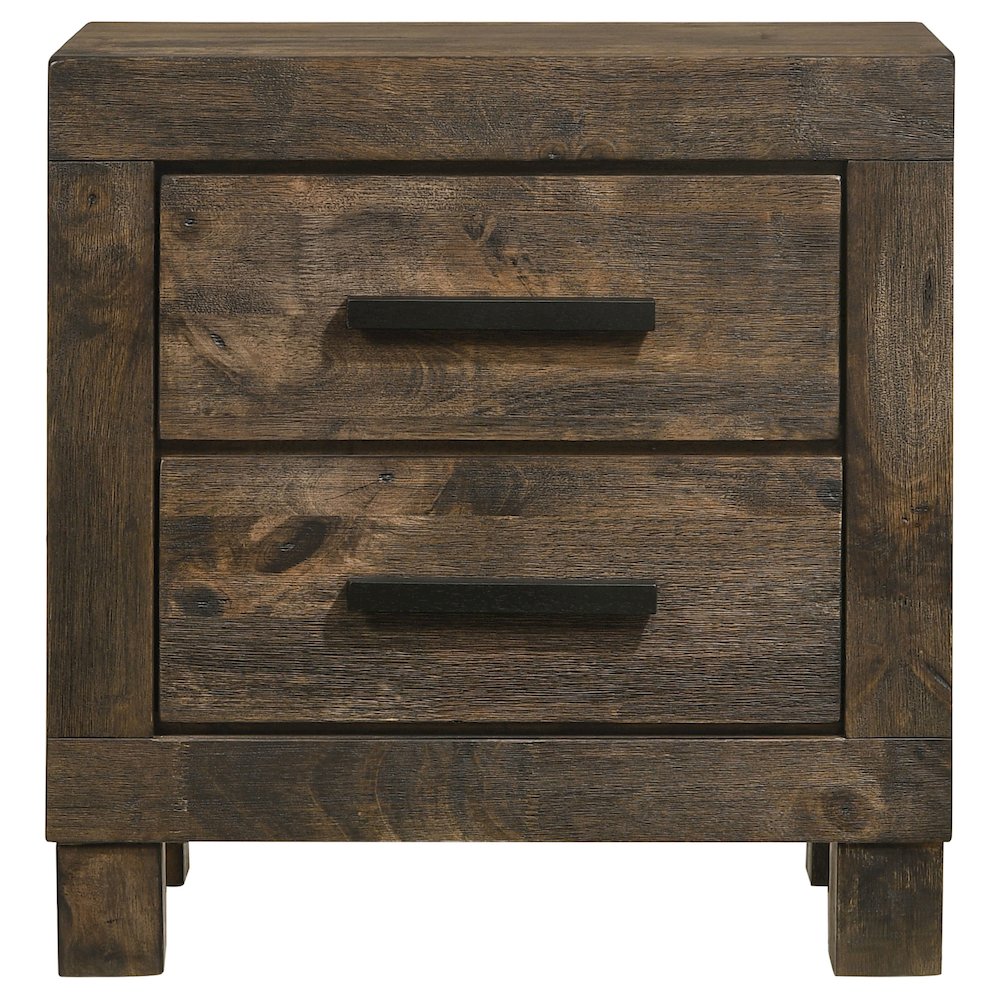 Woodmont 5-piece California King Bedroom Set Golden Brown. Picture 5
