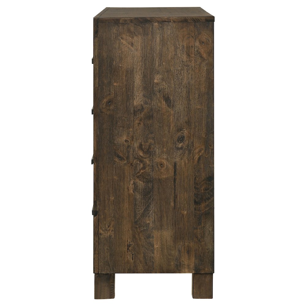 Woodmont 8-drawer Dresser Rustic Golden Brown. Picture 5