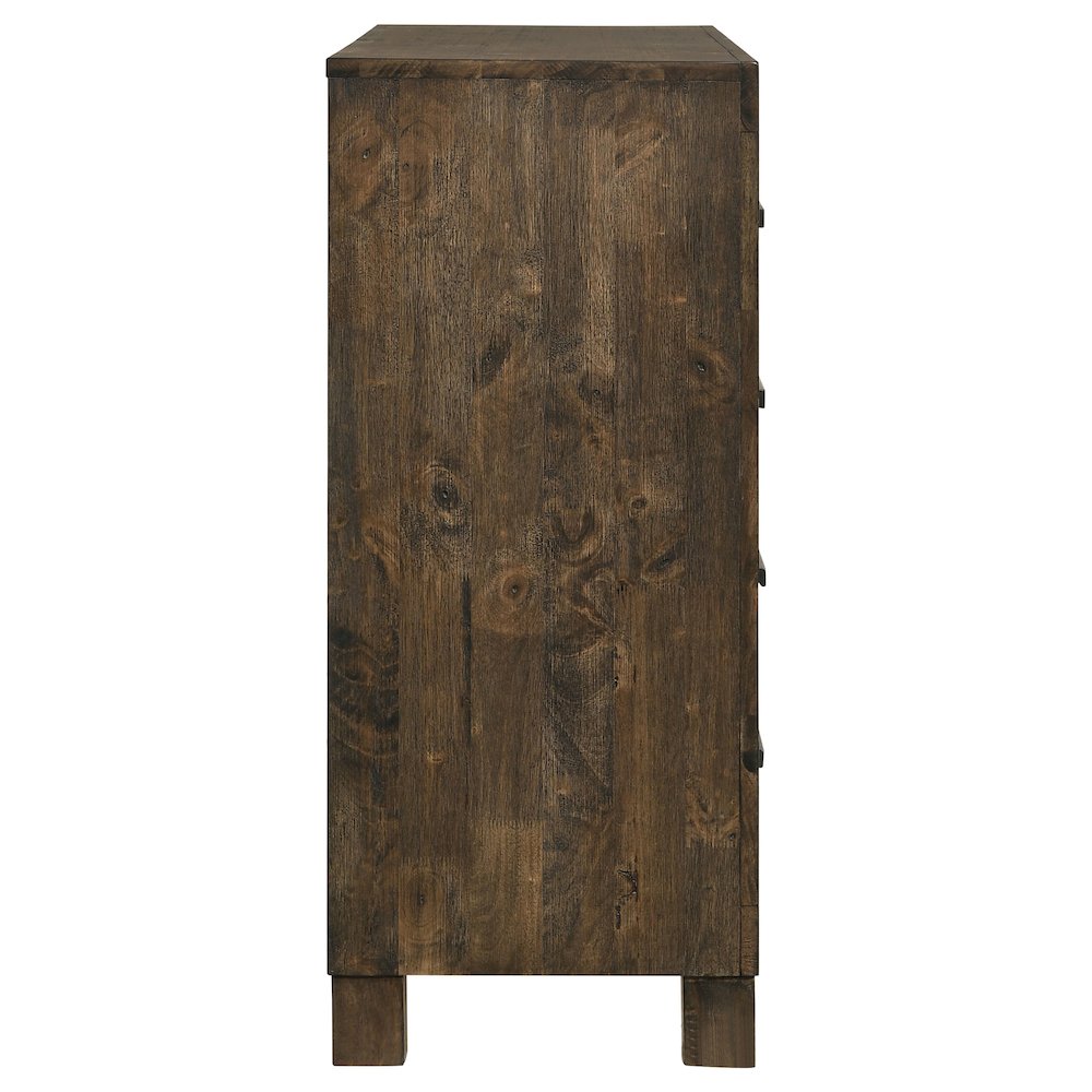 Woodmont 8-drawer Dresser Rustic Golden Brown. Picture 9