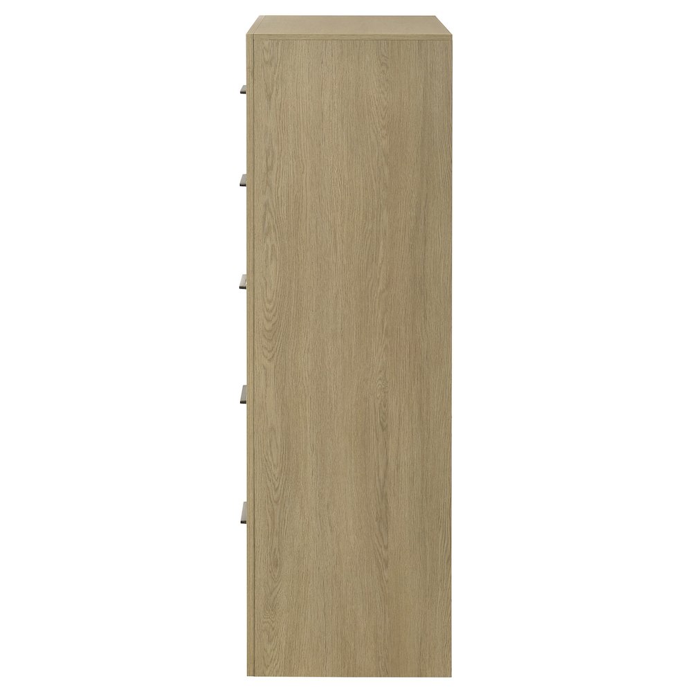 Hendricks 5-drawer Bedroom Chest of Drawers Light Oak. Picture 4