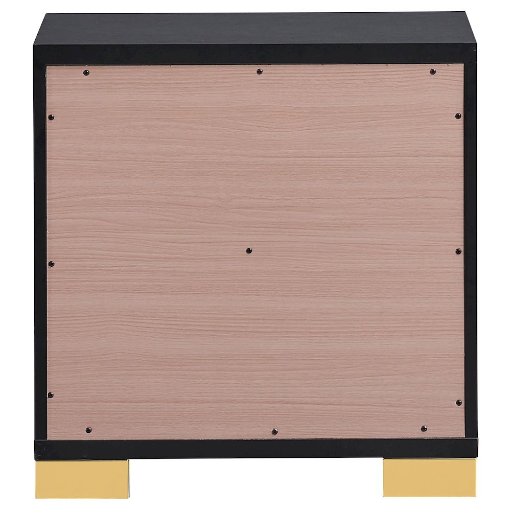 Marceline 2-drawer Nightstand Black. Picture 7