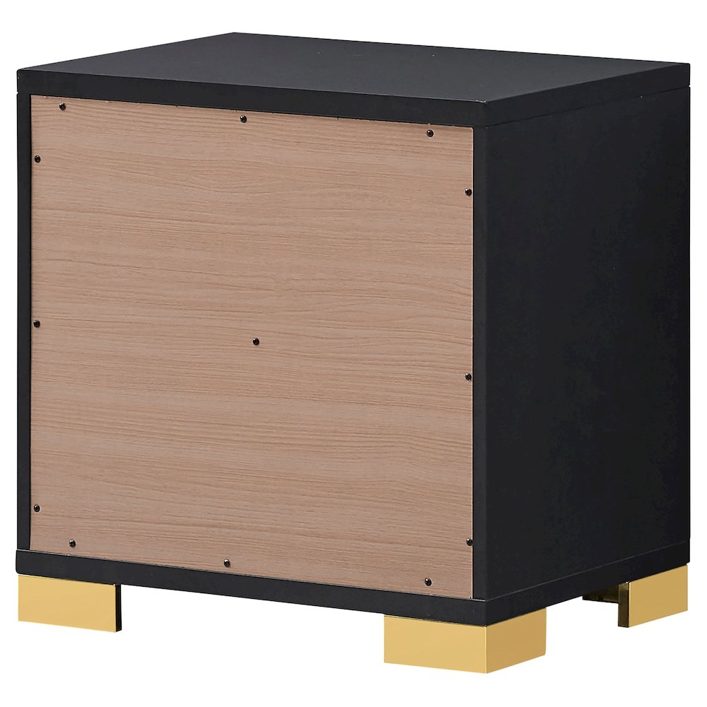 Marceline 2-drawer Nightstand Black. Picture 8