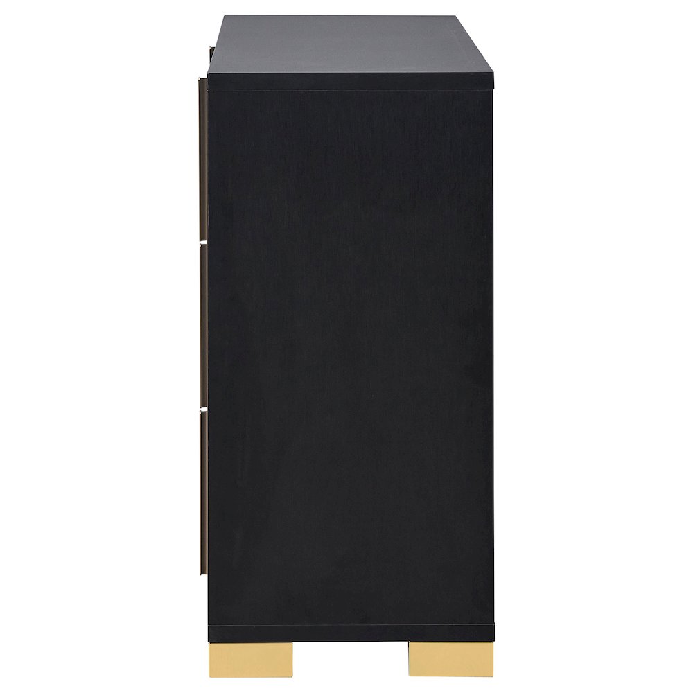 Marceline 6-drawer Dresser Black. Picture 5