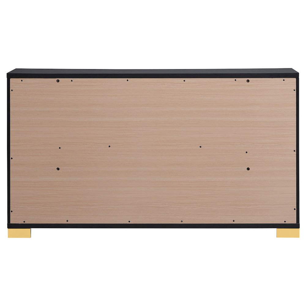 Marceline 6-drawer Dresser Black. Picture 7
