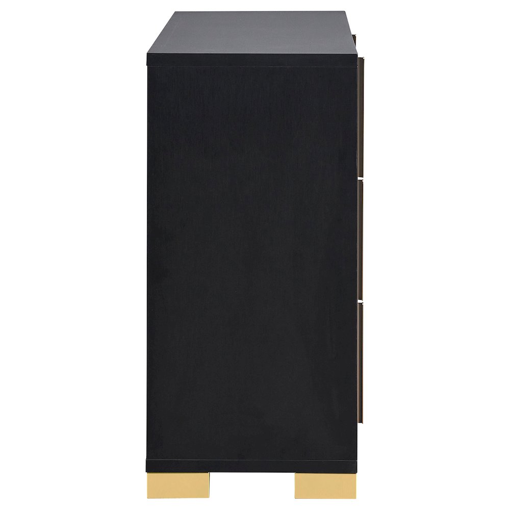 Marceline 6-drawer Dresser Black. Picture 9