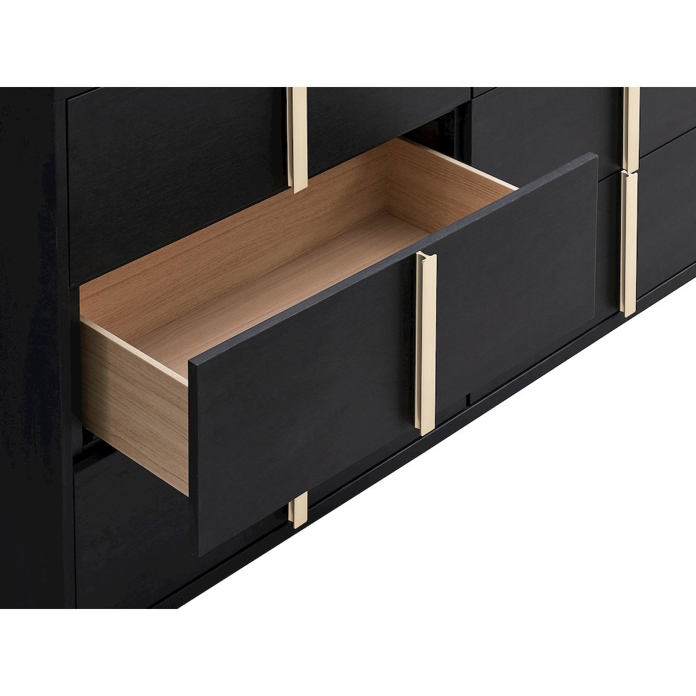 Marceline 6-drawer Dresser Black. Picture 13