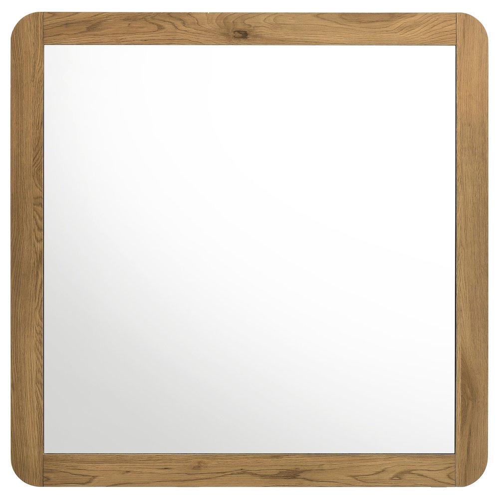 Bennett Bedroom Dresser Mirror Light Oak. Picture 3