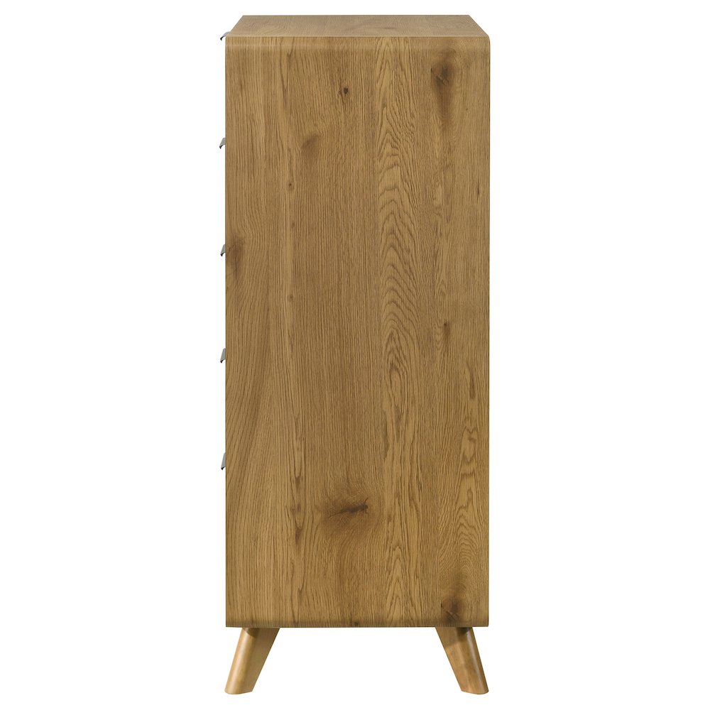 Bennett 5-drawer Bedroom Chest of Drawers Light Oak. Picture 5