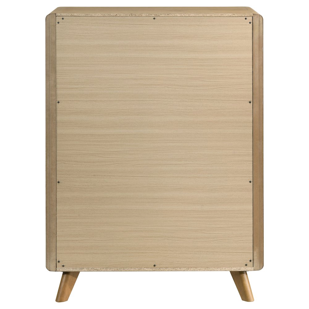 Bennett 5-drawer Bedroom Chest of Drawers Light Oak. Picture 7