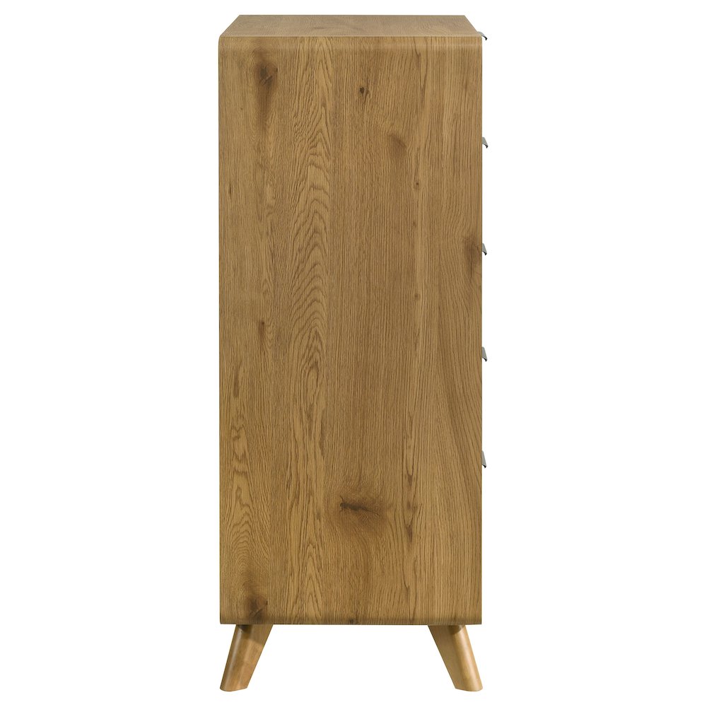 Bennett 5-drawer Bedroom Chest of Drawers Light Oak. Picture 9