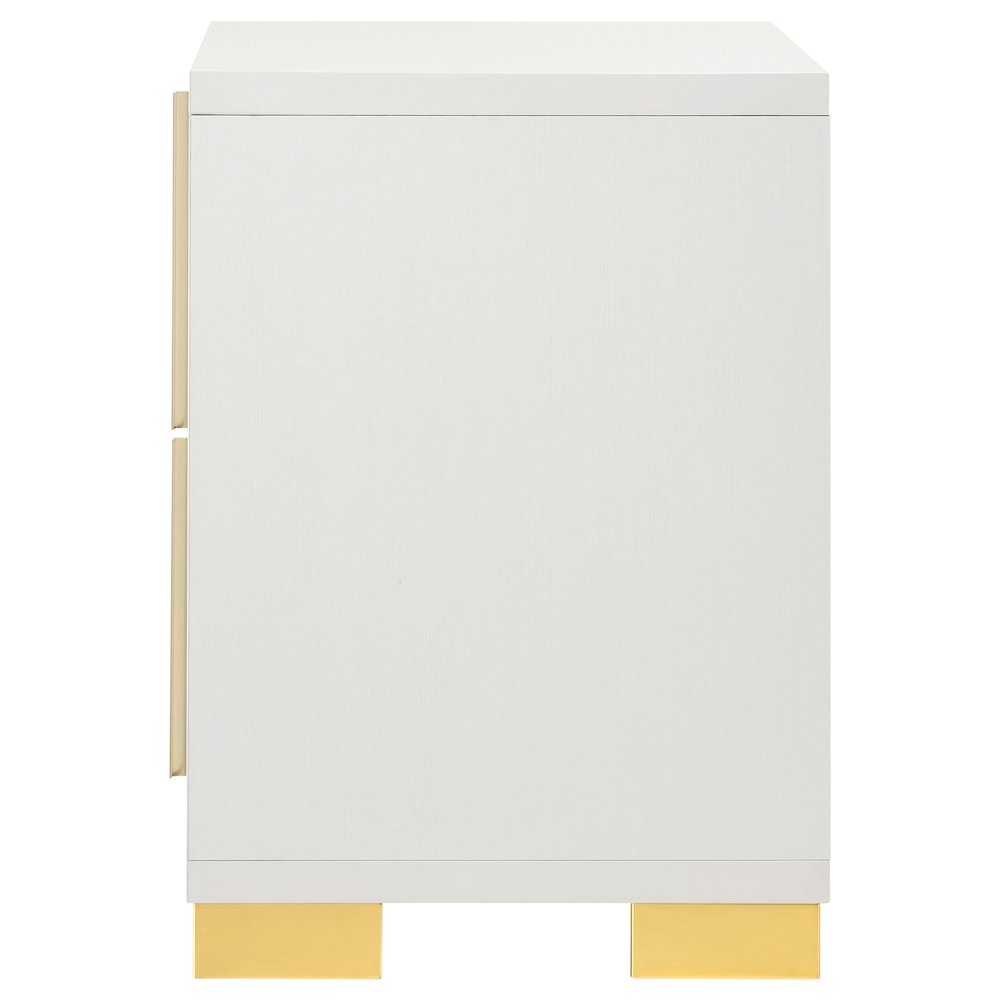 Marceline 2-drawer Nightstand White. Picture 5