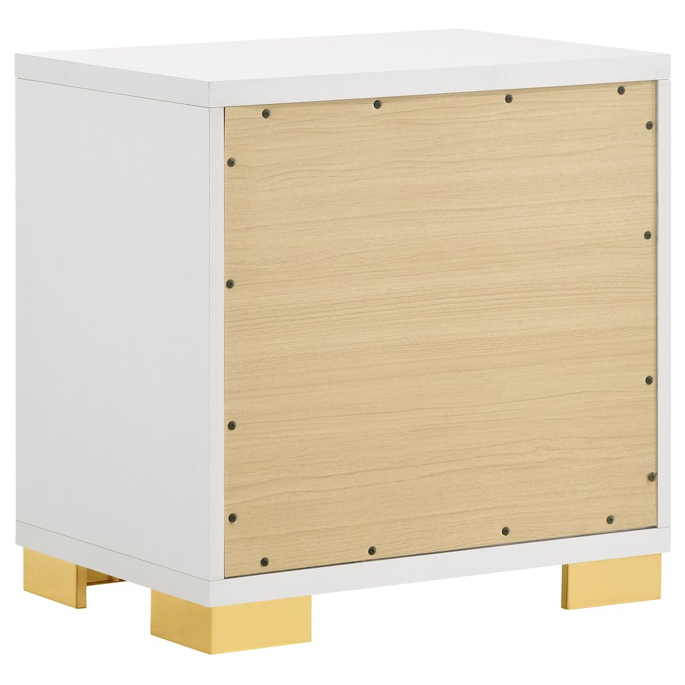 Marceline 2-drawer Nightstand White. Picture 6