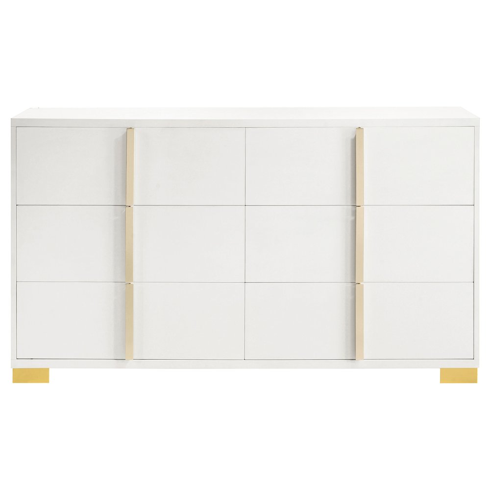 Marceline 6-drawer Dresser White. Picture 3