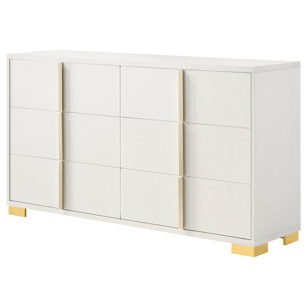 Marceline 6-drawer Dresser White. Picture 4