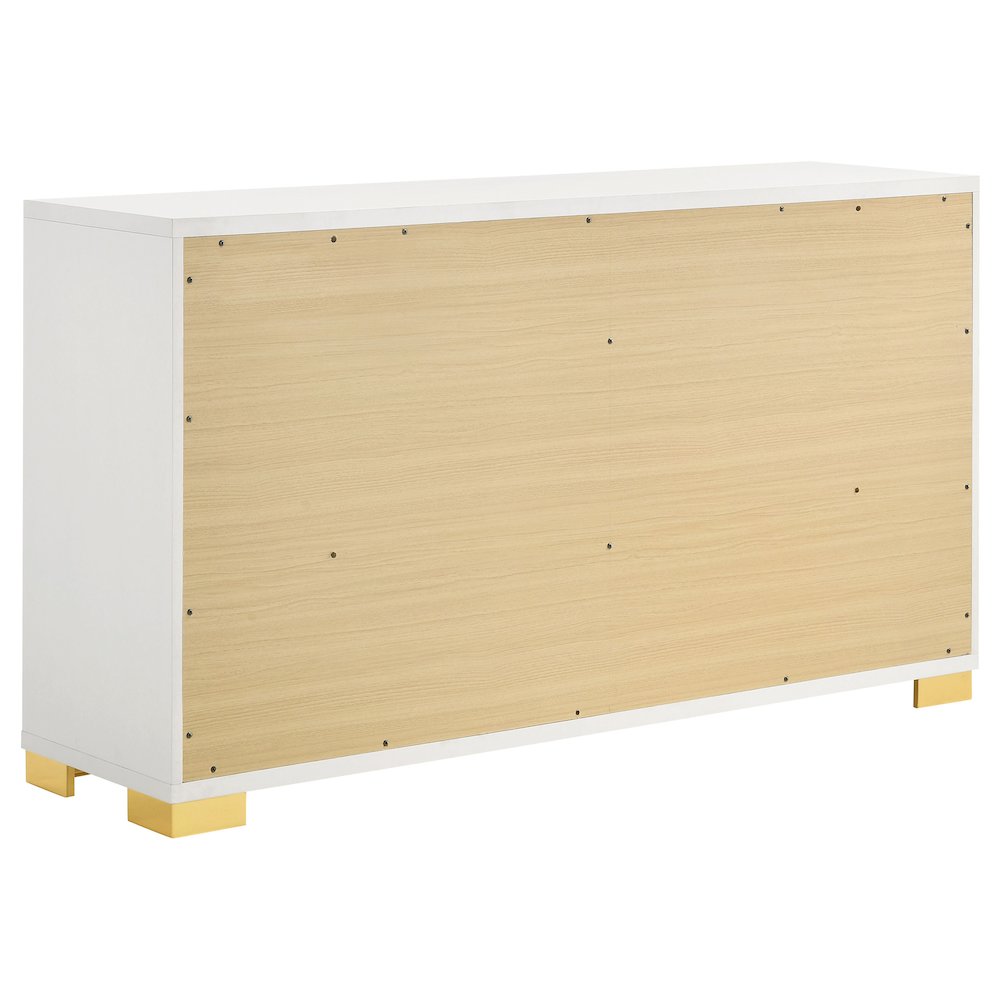 Marceline 6-drawer Dresser White. Picture 6