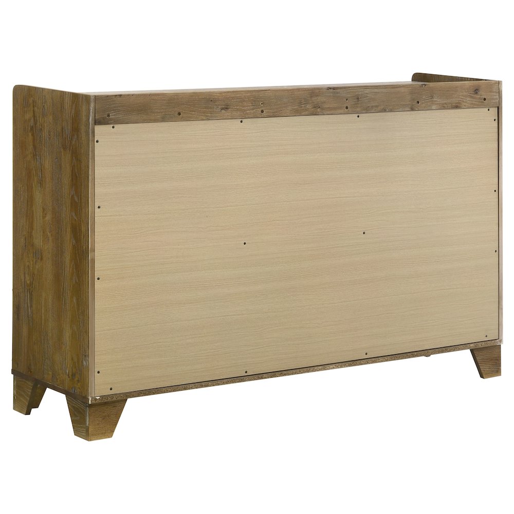 Henderson 4-piece Queen Bedroom Set Medium Oak. Picture 8