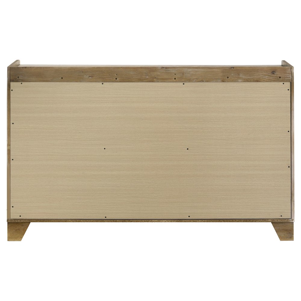 Henderson 6-drawer Bedroom Dresser Cabinet Medium Oak. Picture 5